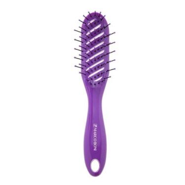 Imagem de Escova De Cabelo Côncava Vazada Para Uso Diário Marco Boni, Roxo