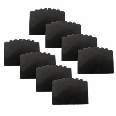 Imagem de Pe Para Escada Ponteira Sapata Borracha 20x40mm Resistente 8 Pcs - ECO