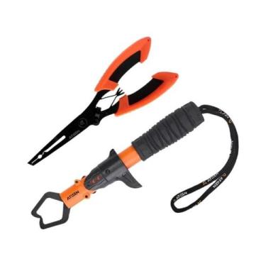 Imagem de Pinça De Pesca De Aço Inoxidável Multifuncional Portátil Com Bico Long