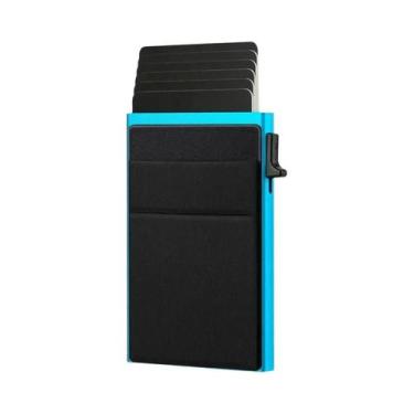 Imagem de Porta-cartões De Visita Minimalista E Fino Para Homens, Com Proteção R