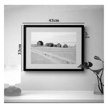 Imagem de Kit 3 Molduras 30x40cm Vidro Certificado Diploma Fotografia - Preto - 