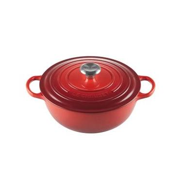 Imagem de PANELA LE CREUSET MARMITA SIGNATURE EM FERRO FUNDIDO 24CM VERMELHO 21114240600430