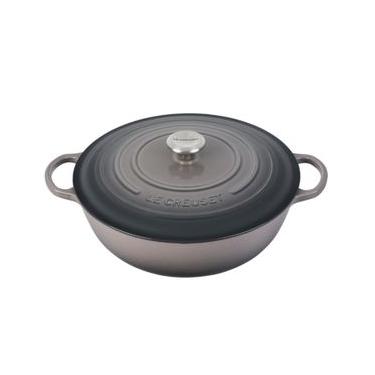 Imagem de PANELA MARMITA LE CREUSET 26CM SIGNATURE FERRO ESMALTADO CINZA FLINT 21114264442430