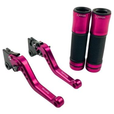 Imagem de Kit Manete Manopla Esportivo Ttan Fan Start Cargo a lona Pop 100 110 -