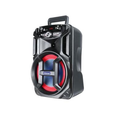 Imagem de Caixa Som Amplificada Bluetooth Amvox ACA 221 GIGANTE 220w Usb Karaokê