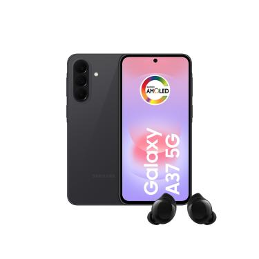 Imagem de Smartphone Samsung Galaxy A37 5G Tela 6.7" 256GB Preto + Fone de Ouvido Buds Core Preto