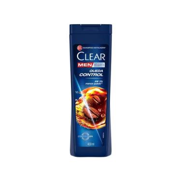 Imagem de Shampoo Anticaspa Clear Men Queda Control 400ml, 400ml