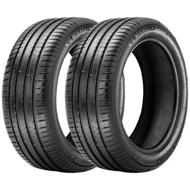 Imagem de Jogo 2 Pneus Michelin Aro 18 Pilot Sport 4 SUV 225-60R18 100V