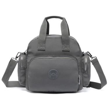 Imagem de Bolsa Transversal Feminina Espaçosa USB Trabalho Multifuncional Reforçada Faculdade-Fem...