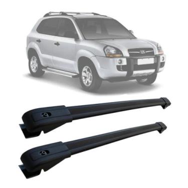 Imagem de Rack De Teto Travessa Hyundai Tucson 2004 a 2021 Aluminio MN-1001 Pret