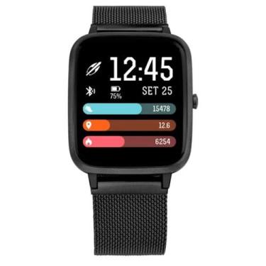 Imagem de Relogio Mormaii Smartwatches Puls. Metal MOLIFEGAE/7P, Preto