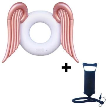 Imagem de Boia Jumbo Inflável Asas de Anjo 110x170cm + Bomba Para Infláveis - Sa