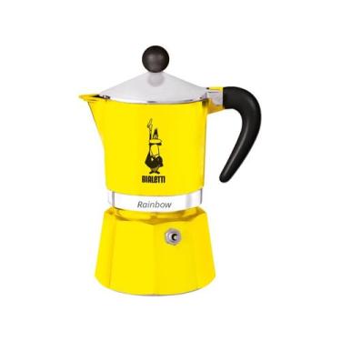 Imagem de Cafeteira Italiana Rainbow Amarela Bialetti 3 Xícaras