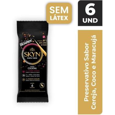Imagem de Preservativo Cocktail com 6 Unidades - Blowtex Skyn