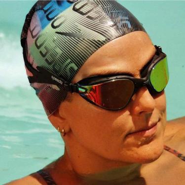 Imagem de Óculos Speedo Tsunami Cor:Preto Revo RedTamanho:Único, Preto revo red,