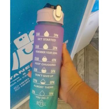 Imagem de Garrafa de água de 750 ml academia - Squeeze , Lilás, 750ml