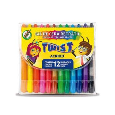Imagem de Giz de cera retrátil twist - Acrilex