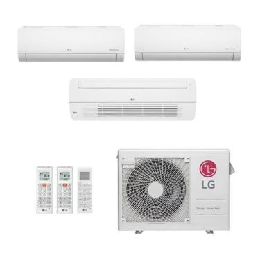 Imagem de Ar-Condicionado Multi Split Inverter LG 24.000 (2x Evap HW 9.000 + 1x 