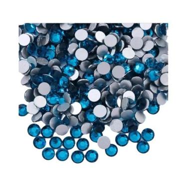 Imagem de Strass De Cristal SS6-SS30 Com Base Plana Não Termo-Adesiva Para Roupa