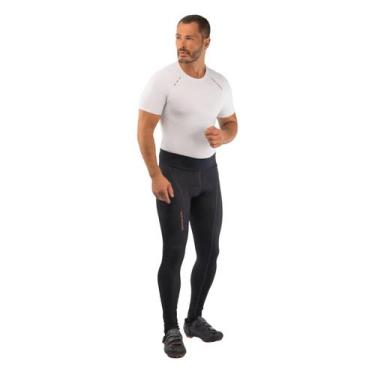 Imagem de Calça ciclismo masculina Free Force Performance Invert Gel, Preto, P, 