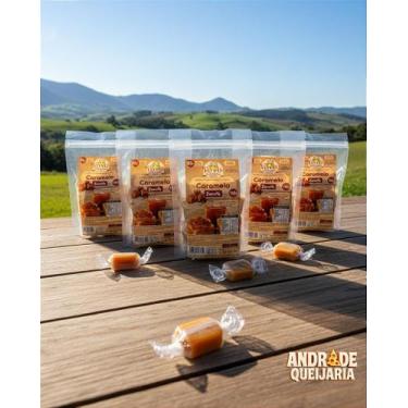 Imagem de Bala de Caramelo Zero Açúcar - 5 Pacotes de 100g - Doces Vovó de São L