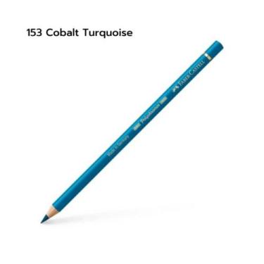 Imagem de Lápis de Cor Faber Castell Polychromos Avulso, 153 Cobalt Turquoise