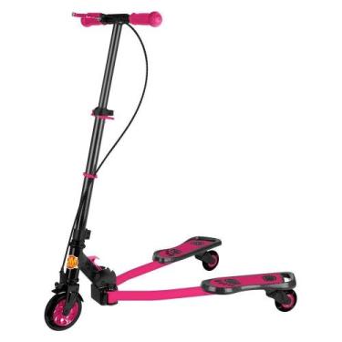 Imagem de Patinete Ski Radical Frog New Grande Suporta Ate 60kg Preto - DM Toys