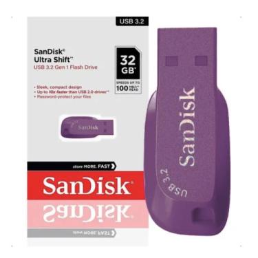Imagem de Pendrive Sandisk 32GB, Ultra Shift, USB 3.0 - Sdcz410-032g