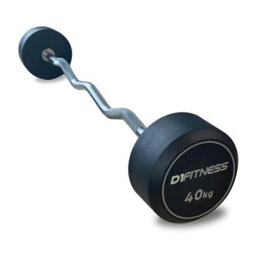 Imagem de Barra Montada W Emborrachada - Elite 40kg - D1Fitness