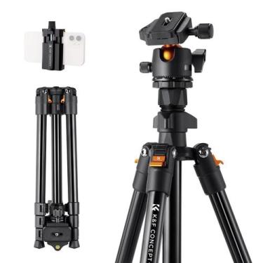 Imagem de Tripé K&ampf Concept Ballhead 1,60m Suporta 8kg - K&f Concept