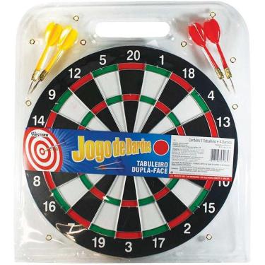Imagem de Lançador de Dardo Alvo 30cm Diâmetro para Uso Interno e Externo Western