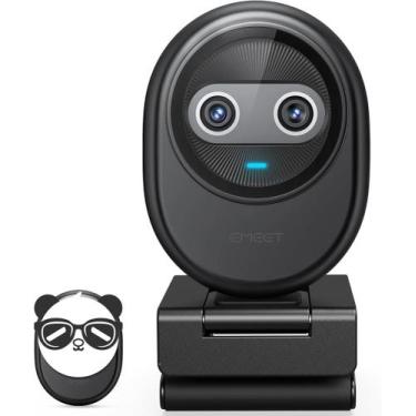 Imagem de Webcam EMEET Piko 4K Streaming Autofocus AI 3 Microfones USB Para PC