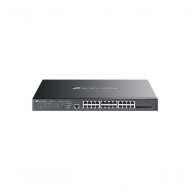Imagem de Switch Gerenciável L2+ SG3428XPP-M2 24 Portas 2,5GBPS Poe++ 500W 4 Slots SFP+ 10G Preto TP-Link