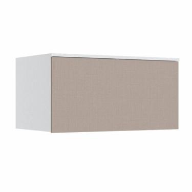 Imagem de Módulo Aéreo 1 Porta Basculante Requinte+ 100% MDF Branco/Line/Duna - 