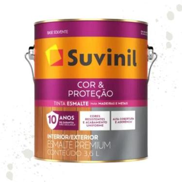 Imagem de Esmalte Cor E Proteção Acetinado Branco Neve Suvinil 3,6L - SUVINIL CO