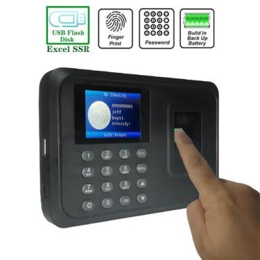 Imagem de Relógio de Ponto Biometrico Impressao Digital Eletronico - Amano