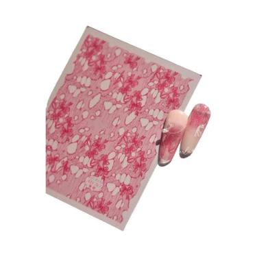 Imagem de Adesivos De Unha Coloridos 5D De Água-Viva, Decoração De Unhas De Alta