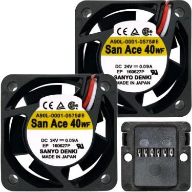 Imagem de Cooler Duplo A90L-0001-0575B 24V 0.09A 6P 4020 Original - Sanyo Denky