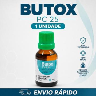 Imagem de BUTOX 20ml Antipulgas Carrapaticida Sarnicida Mosquicida - NoBrand