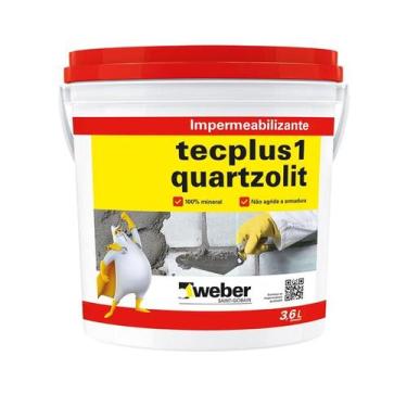 Imagem de Aditivo Impermeabilizante Tecplus 1 Quartzolit 3,6L