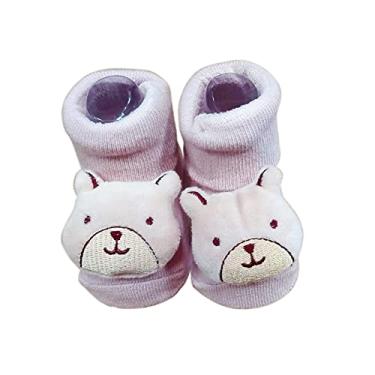 Imagem de Clingo Pantufa Com Chocalho Urso Bege Bege