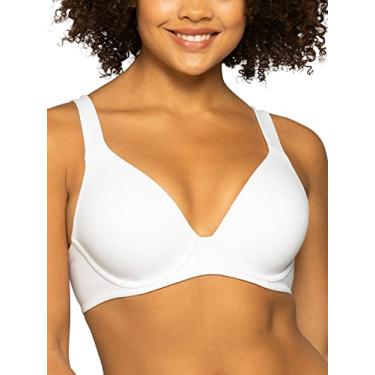 Imagem de Vanity Fair Sutiã Levantador Levantamento Levantamento Feminino: Alças Confortáveis e Sem Arame (34B-44DD), Beyond Comfort (75204) - Branco, 36DD