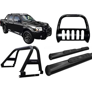 Imagem de KIT QUEBRA MATO+SANTO ANTONIO+ESTRIBO FONTIER ATÉ 2007 PRETO