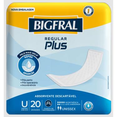 Imagem de Absorvente Geriatrico Bigfral Regular Tam unidades 20 unidades Bigfral