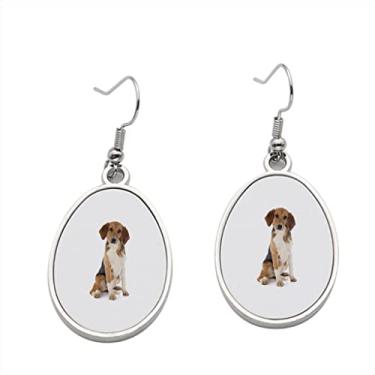 Imagem de Brinco Beagle Harrier – Brincos pendentes para meninas – Presente de festa de aniversário dos namorados