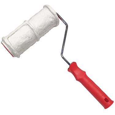 Imagem de Yajun Rolo de tinta padrão de borracha para parede, textura de tijolo para casa, ferramenta de pincéis de arte para decoração de pisos, paredes de alvenaria e tetos