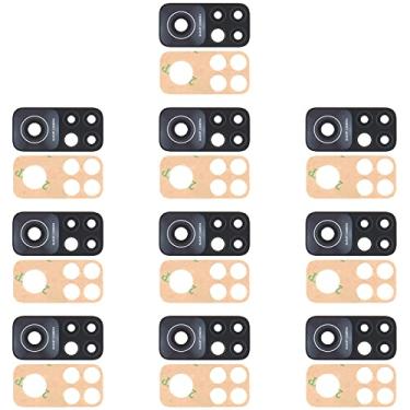Imagem de HONGYAN Peças de substituição de telefone celular 10 PCS Lente da câmera traseira para Xiaomi Mi 10t 5g / Redmi K30S / M2007J3SC, M2007J3SY Acessórios telefônicos