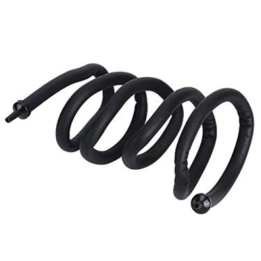 Imagem de Barra de ar de aquário de plástico dobrável para parede difusor de ar para tanque de peixes, tubo de pedra de ar, liberação de bolhas, barra difusora de oxigênio (extremidade dupla de 105 cm)