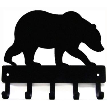 Imagem de The Metal Peddler - Suporte para Chaveiro Bear #02 - Aço - 23 cm de Largura - Feito nos EUA