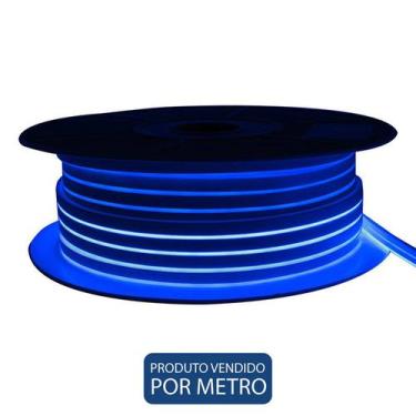 Imagem de Fita Led Neon Azul 12V 30W Ip65 Eletrorastro